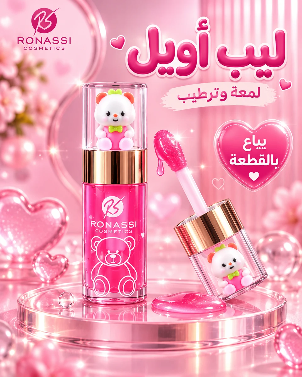 ملمّع شفاه مرطب روناسي بالدبدوب 🩷