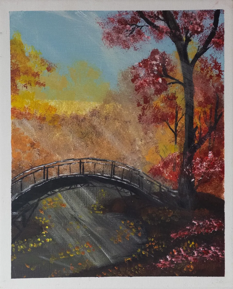 "جسر الخريف الذهبي" (The Golden Autumn Bridge)