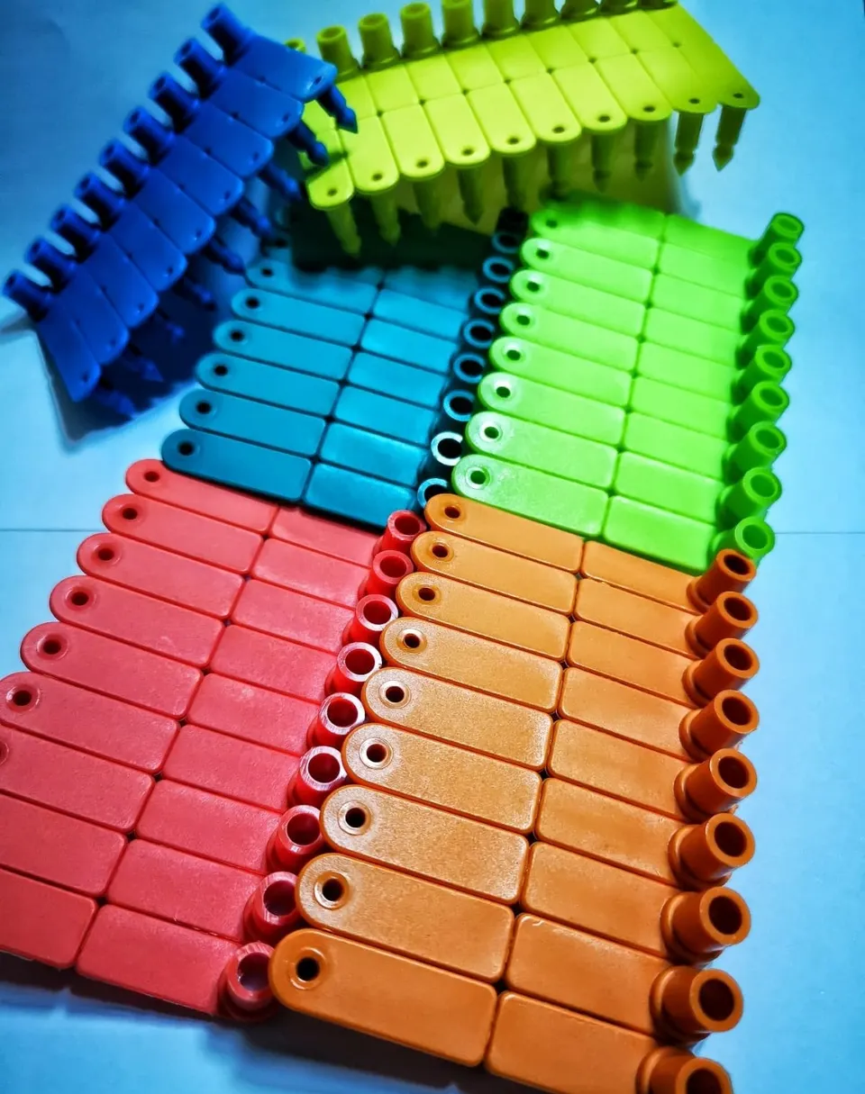 ارقام بطاقات الاذن اصبع للاغنام 