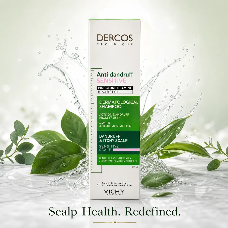 Vichy Dercos Anti-Dandruff Sensitive Dermatological Shampoo — 200ml