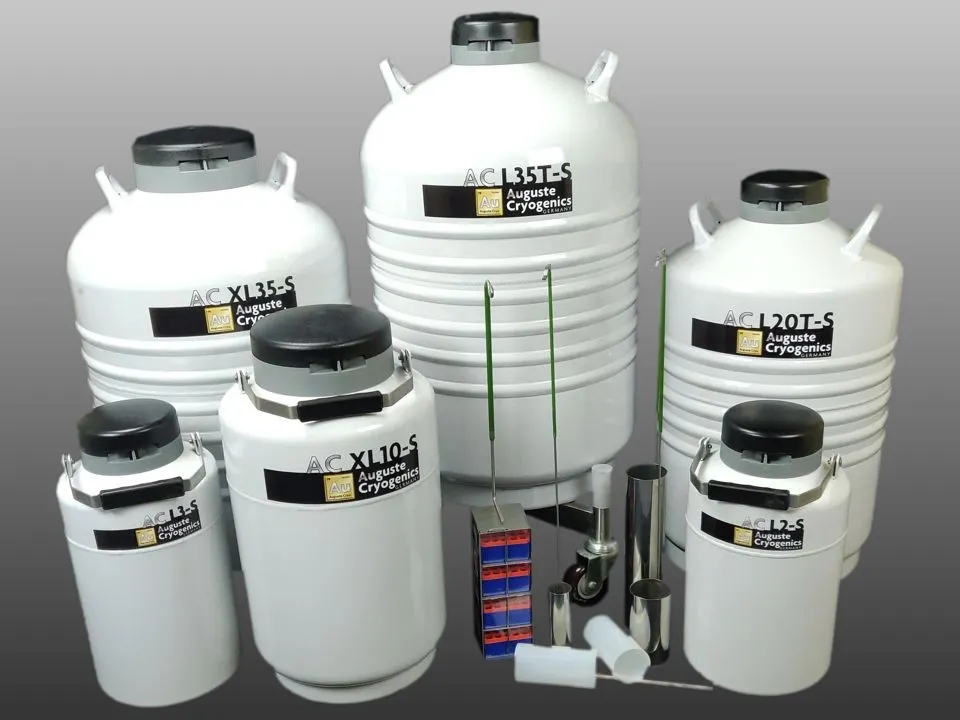  6 Liter Auguste Cryogenics - Artificial insemination containers
