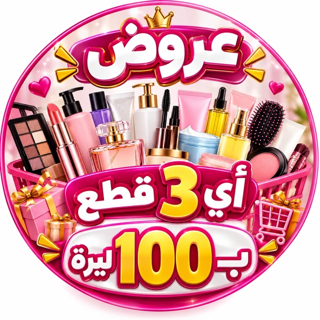 عروضات 3 قطع بي 100