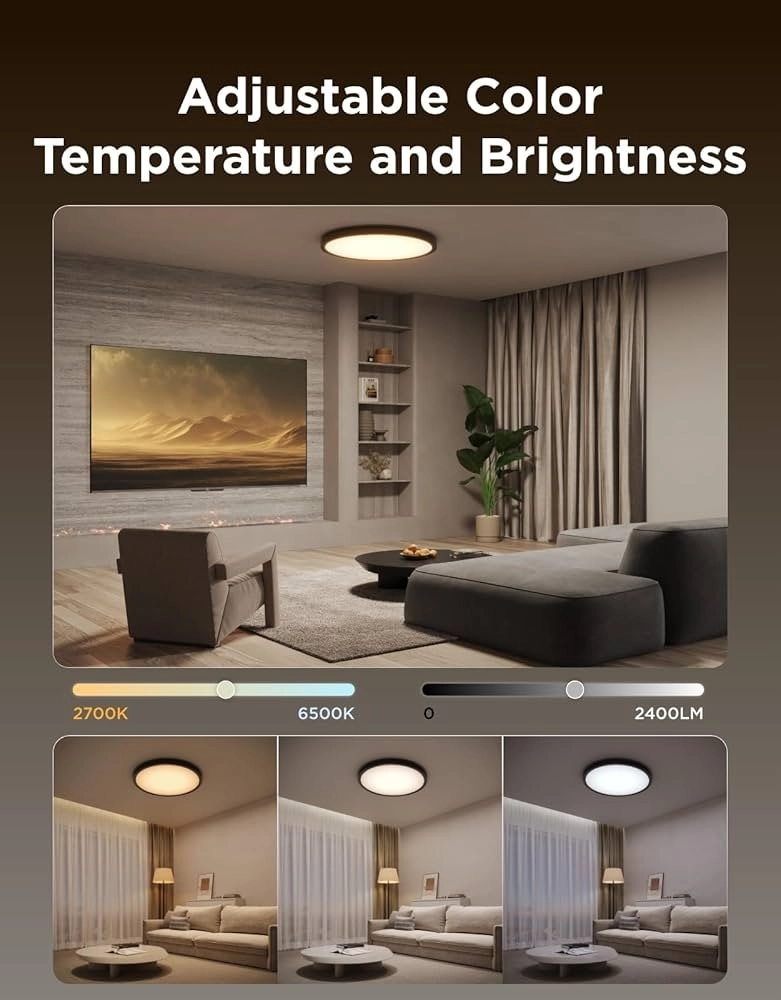 Govee Smart Ceiling Lights Black
