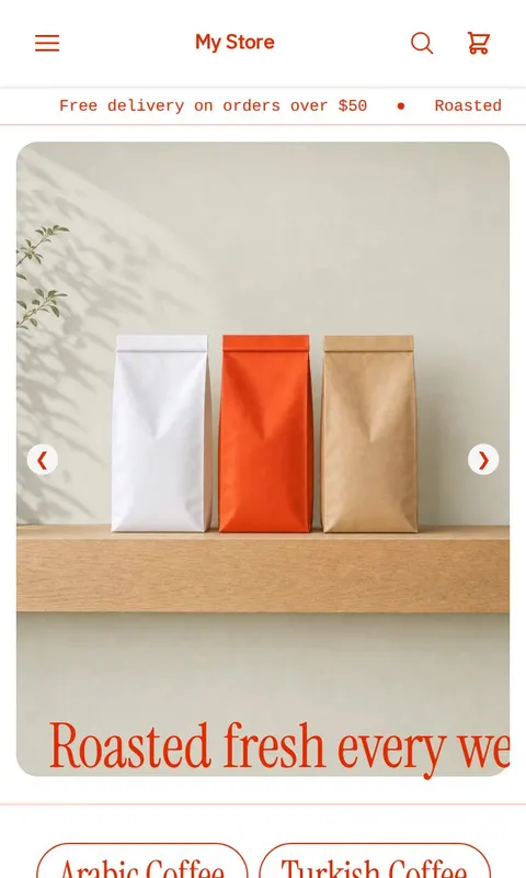Bunn - Food & Restaurants store template