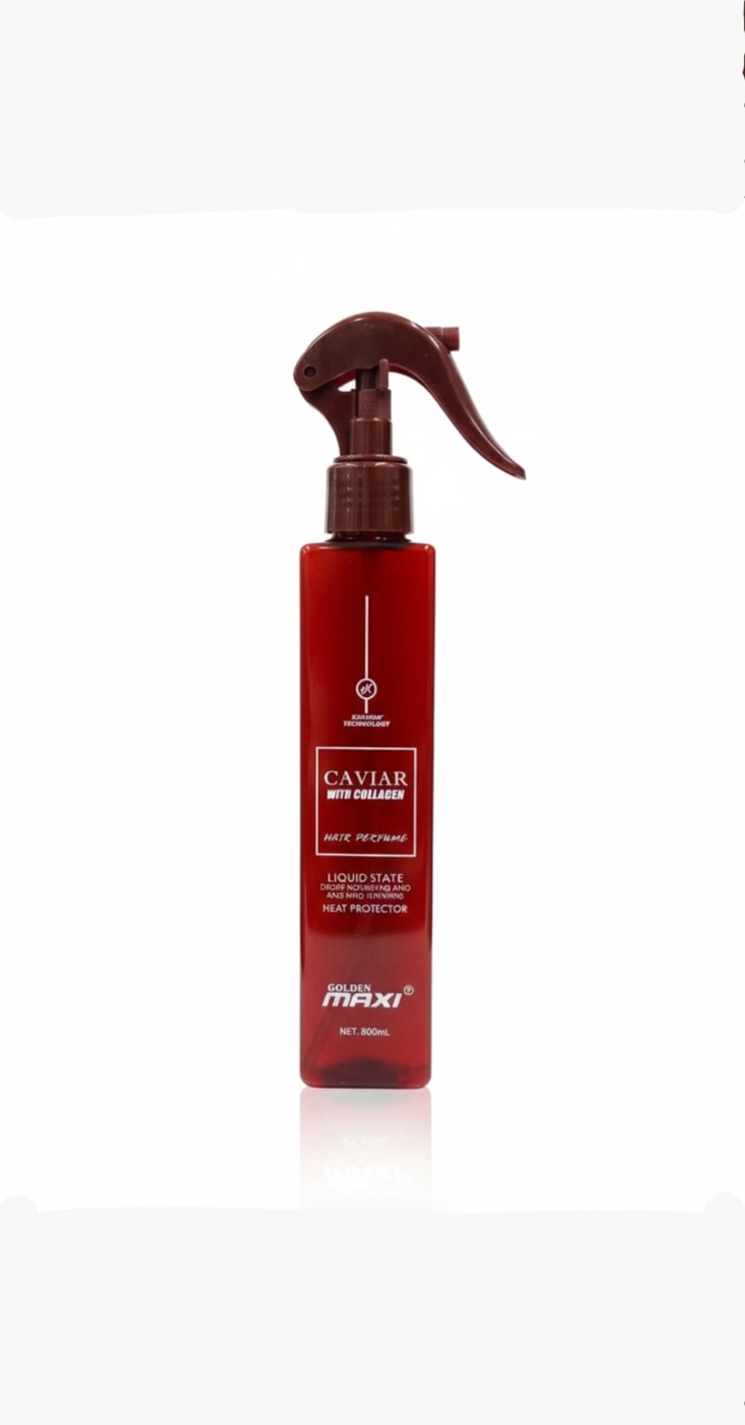 عطر شعر جولدن ماكسي كافيار مع كولاجين للحماية من الحرارة – Golden Maxi