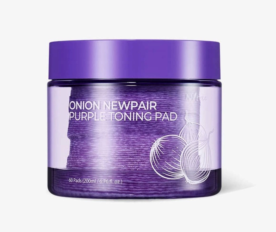 Isntree onion purple toning pads 