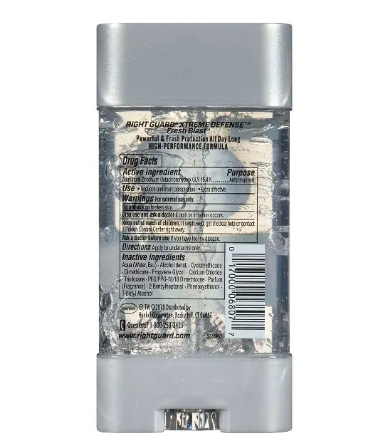 رايت قارد مزيل عرق جل شفاف