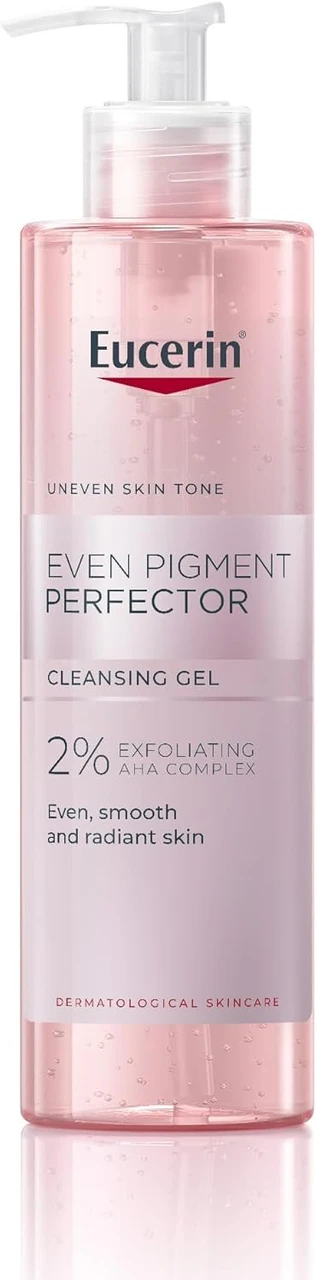 Eucerin  Pigment  Cleansing Gel, with 2% Exfoliating AHA Complex,  for All Skin Types, 200ml