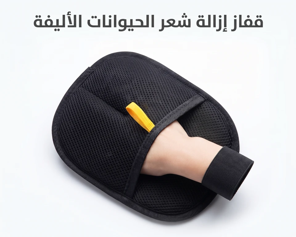 قفاز إزالة شعر الحيوانات الأليفة | قفاز تنظيف الشعر من الأثاث والملابس