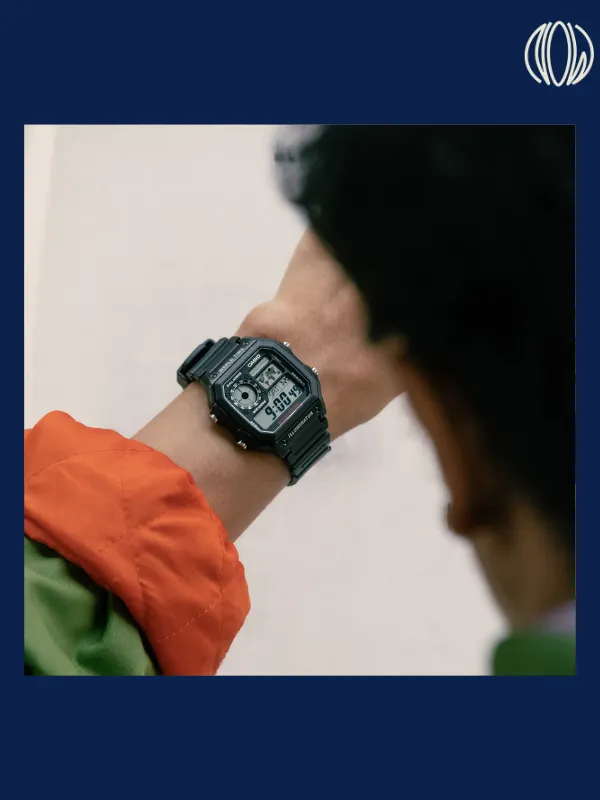 ساعة Casio AE-1200WH-1BVDF 