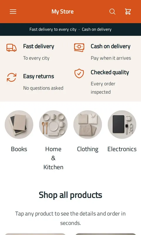 Landing - Diverse store template