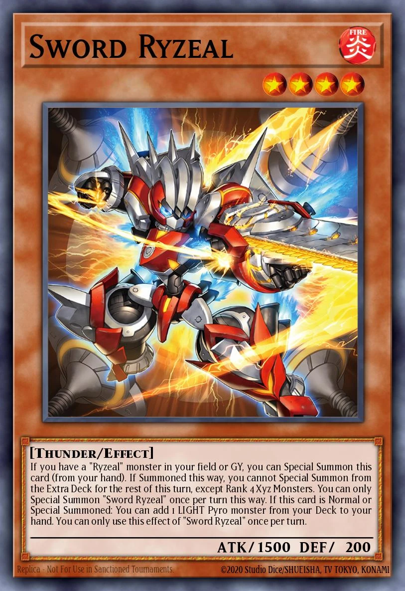 Sword Ryzeal - CRBR-EN001 - Ultra Rare - 1st Edition