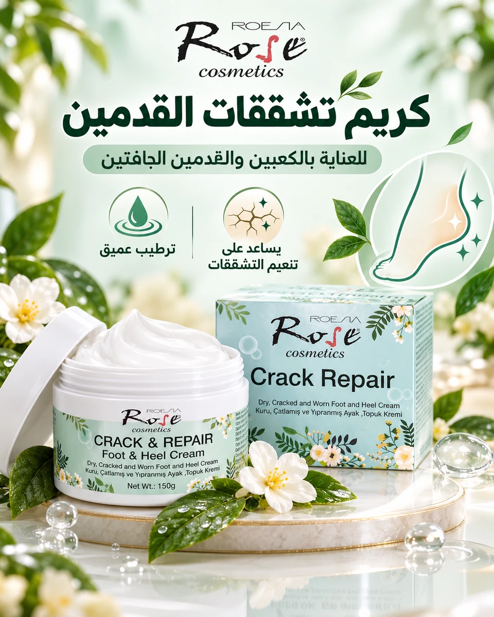 كريم روز لتشققات القدم والكعب