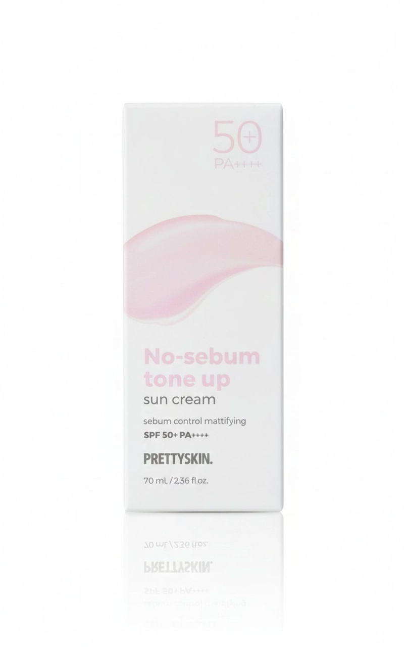 واقي شمس توهّج وتخفيف دهونPrettySkin No-Sebum Tone Up Sun Cream