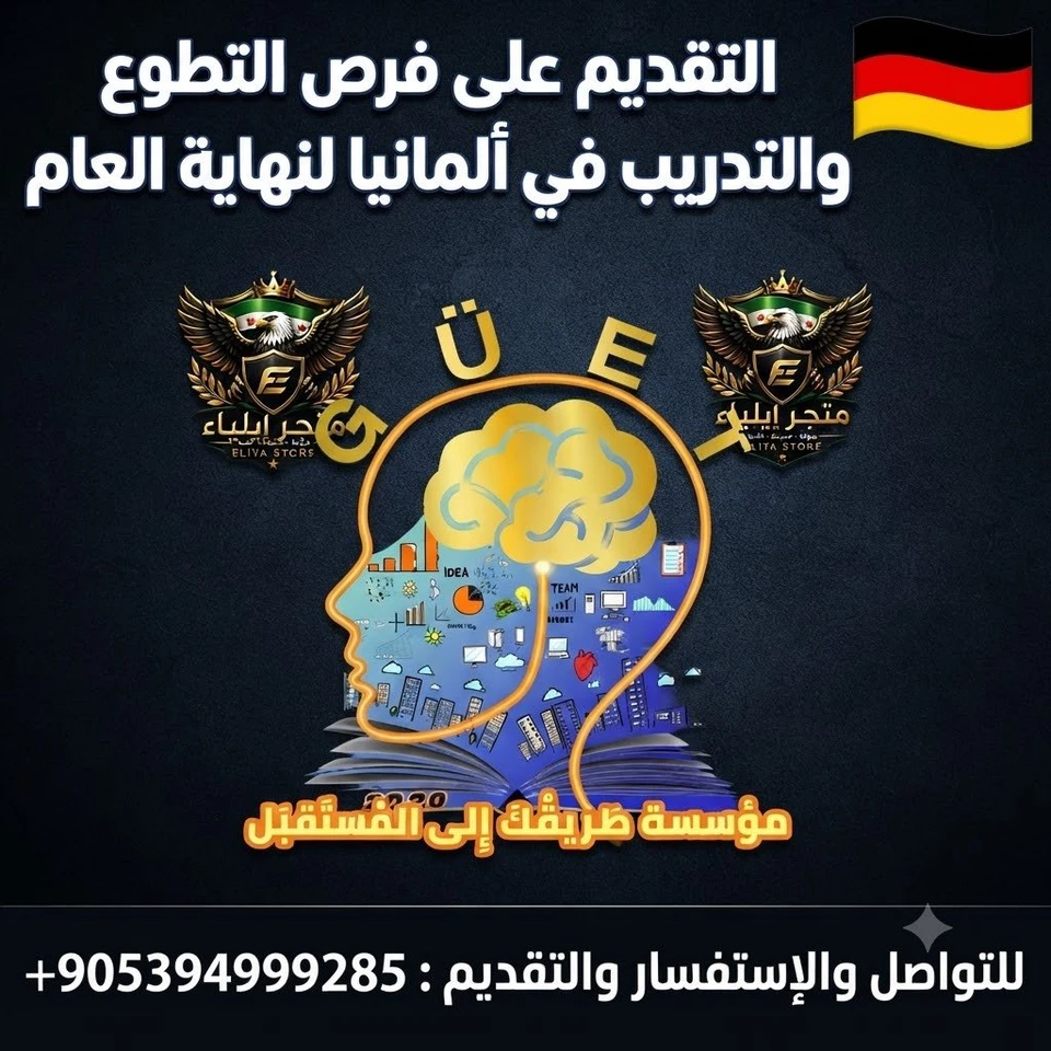 ملف التقديم على كافة فرص التطوع وفرص التدريب في ألمانيا لنهاية عام 2026