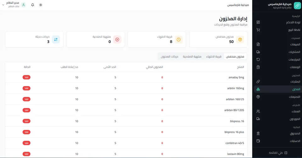 تطبيق اكد لادارة المبيعات والمخازن
