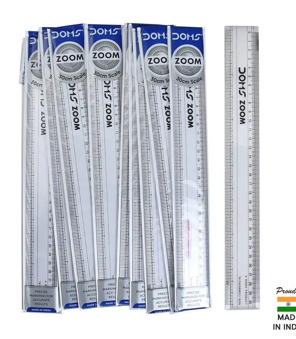 دومس مسطرة بلاستيك 30 سم 