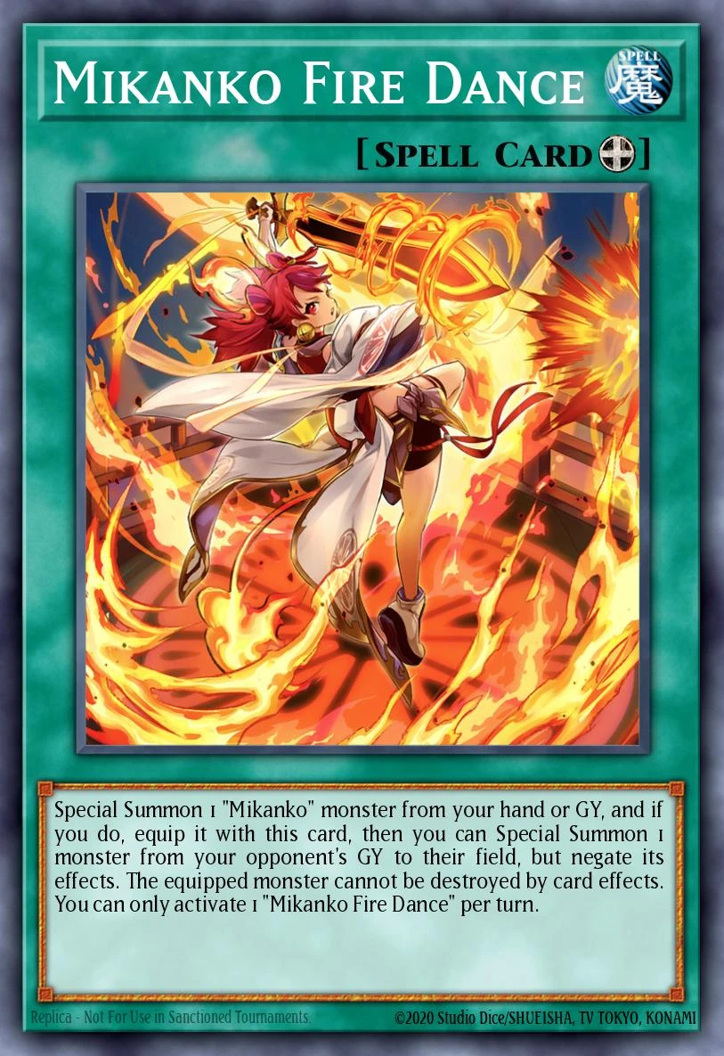 Mikanko Fire Dance - AMDE-EN030 - Super Rare - 1st Edition