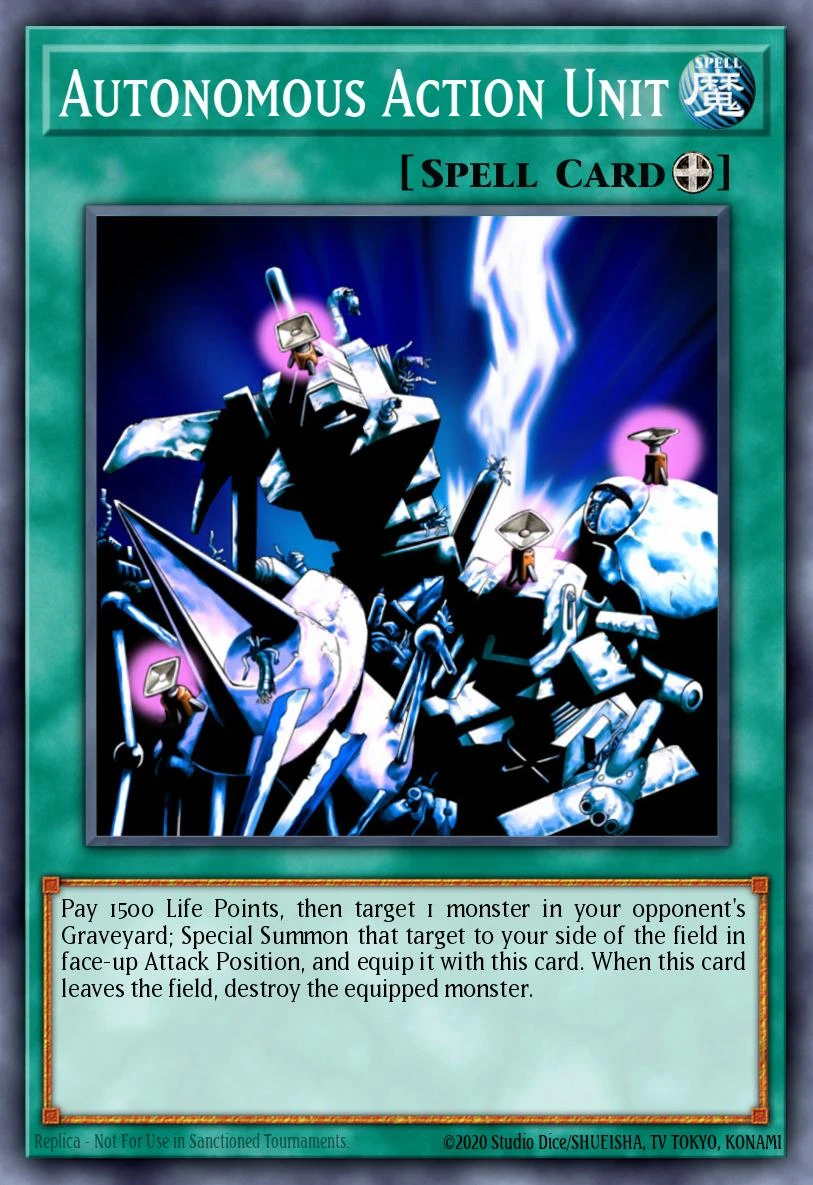 Autonomous Action Unit - PHRE-EN050 - Rare - 1st Edition