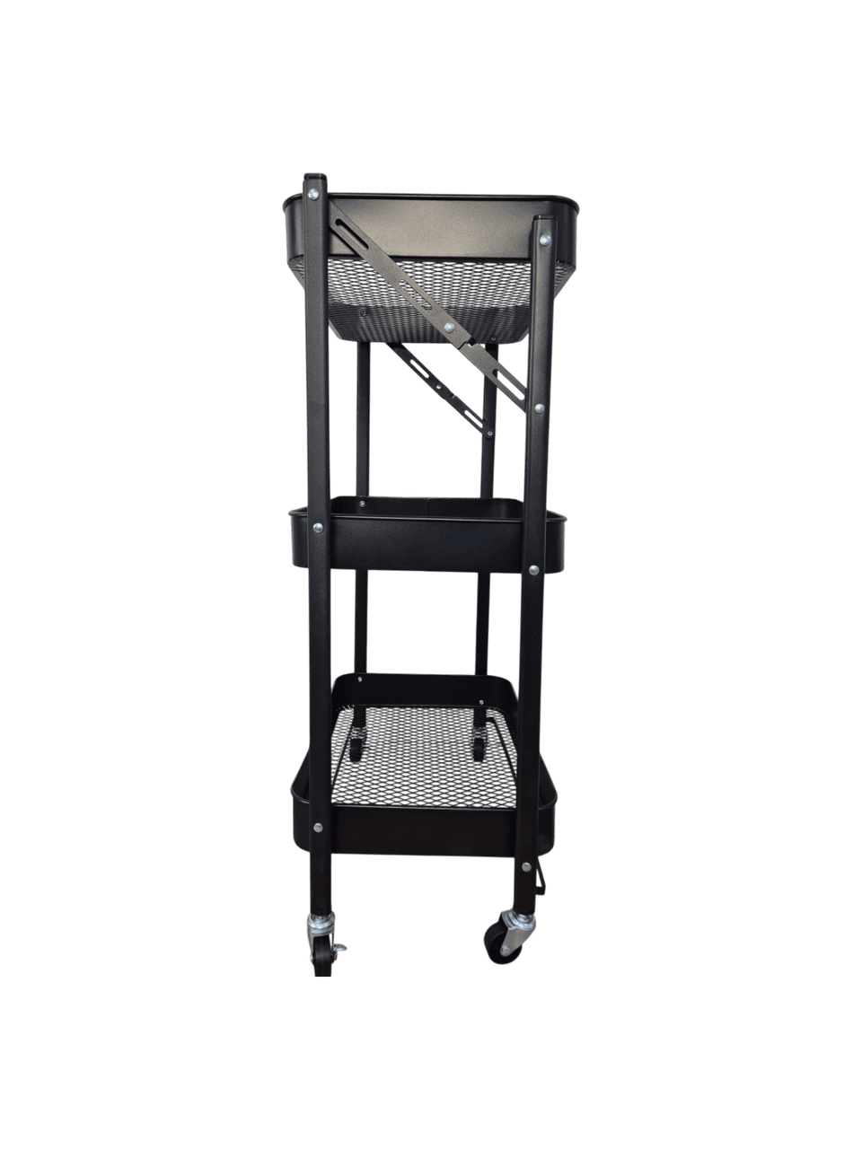 سلة مطبخ متحركة بثلاث طبقات