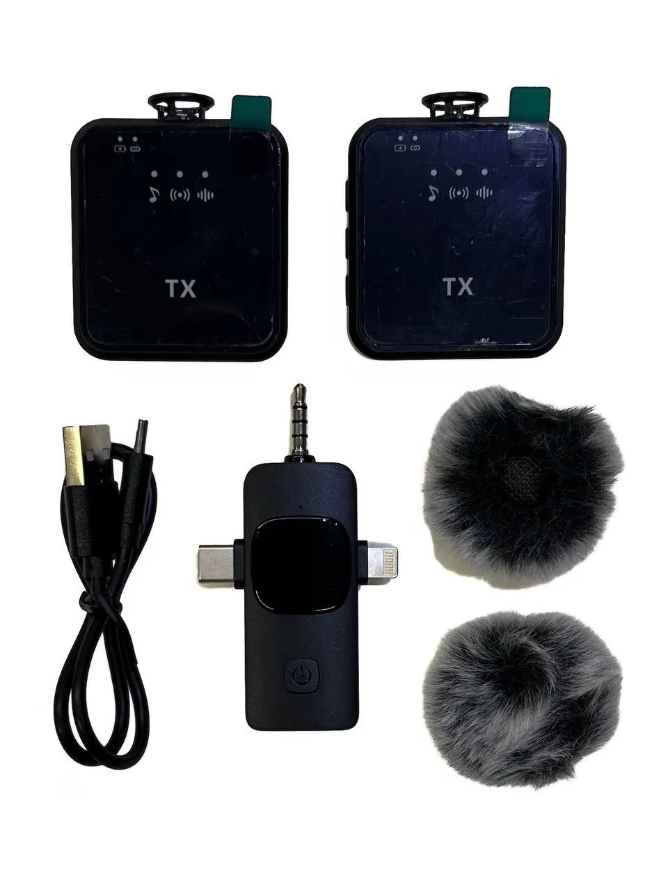 ميكروفون نك مايك لاسلكي عدد 2 موديل F11-2