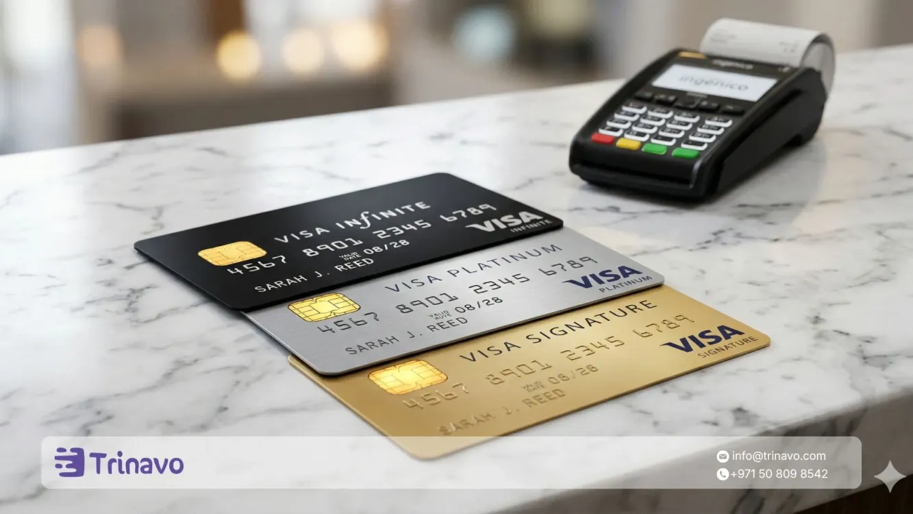 بطاقة Visa: الأنواع والمزايا وطرق تفعيلها عبر ترينافو