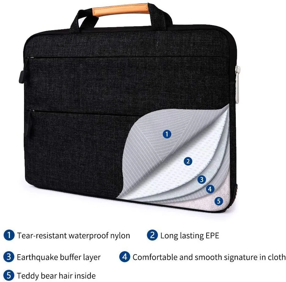 Wiwu Laptop Sleeve/Bag for 15 inch laptops Black