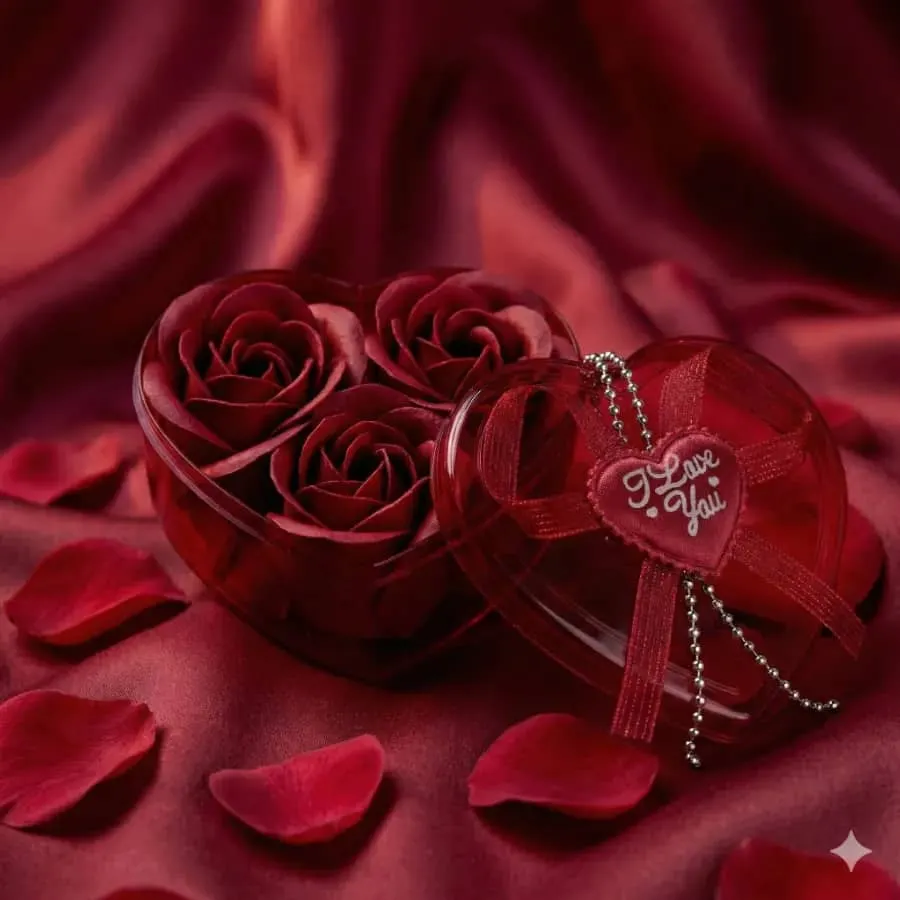 🌹 قلب الورد الجوري المعطر 🌹