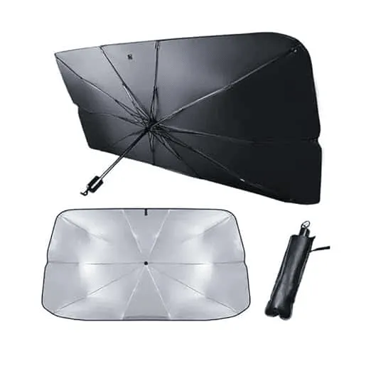 Foldable car umbrella