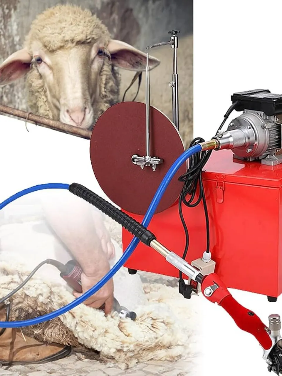 ماكينة جز الصوف الاحترافية - محرك خارجي