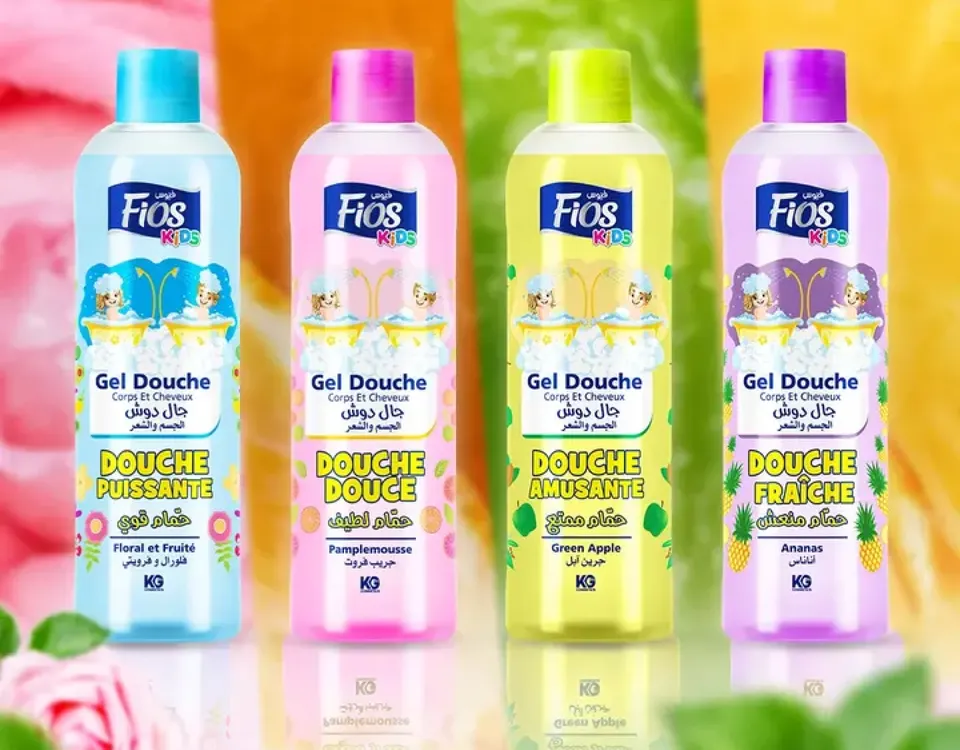 جل دوش 4 انواع للاطفال