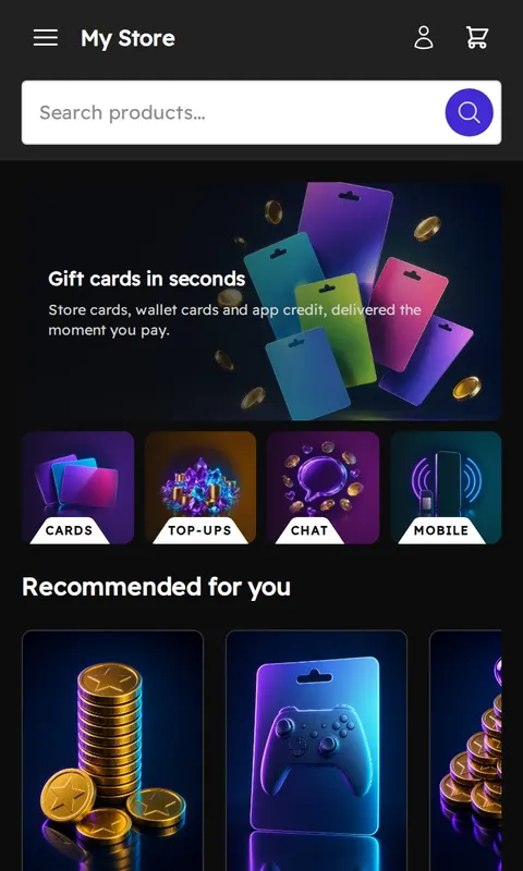 Barq - Gaming store template