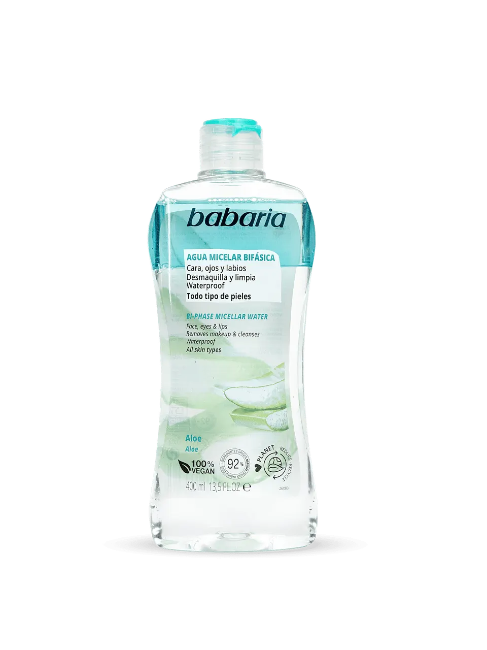 باباريا ماء ميسيلار ثنائي المرحلة 400 مل