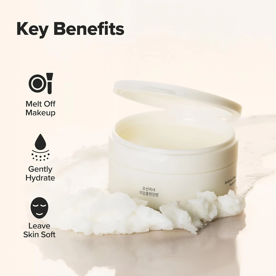 Beauty of Joseon Radiance Cleansing Balm Makeup, Sunscreen, Pore Cleanser for Sensitive Acne Skin. Korean Skincare for Men and Women 100ml