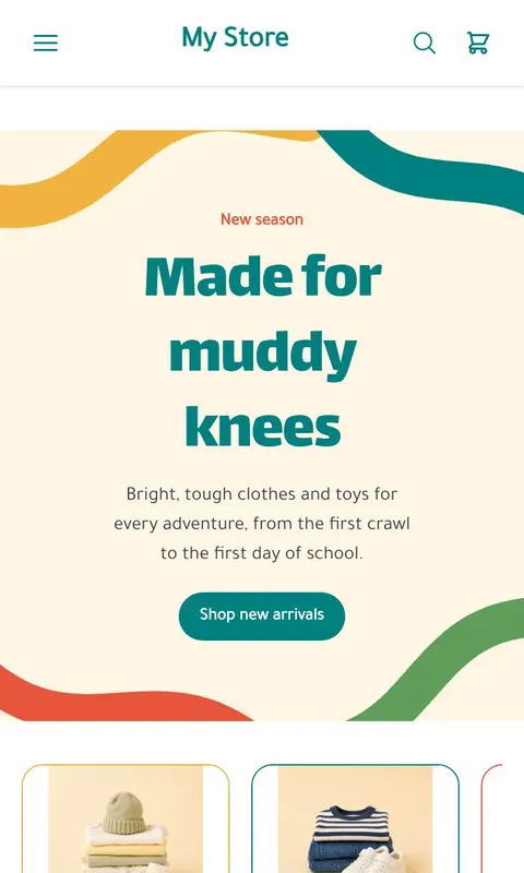 Arjooha - Baby & Kids store template