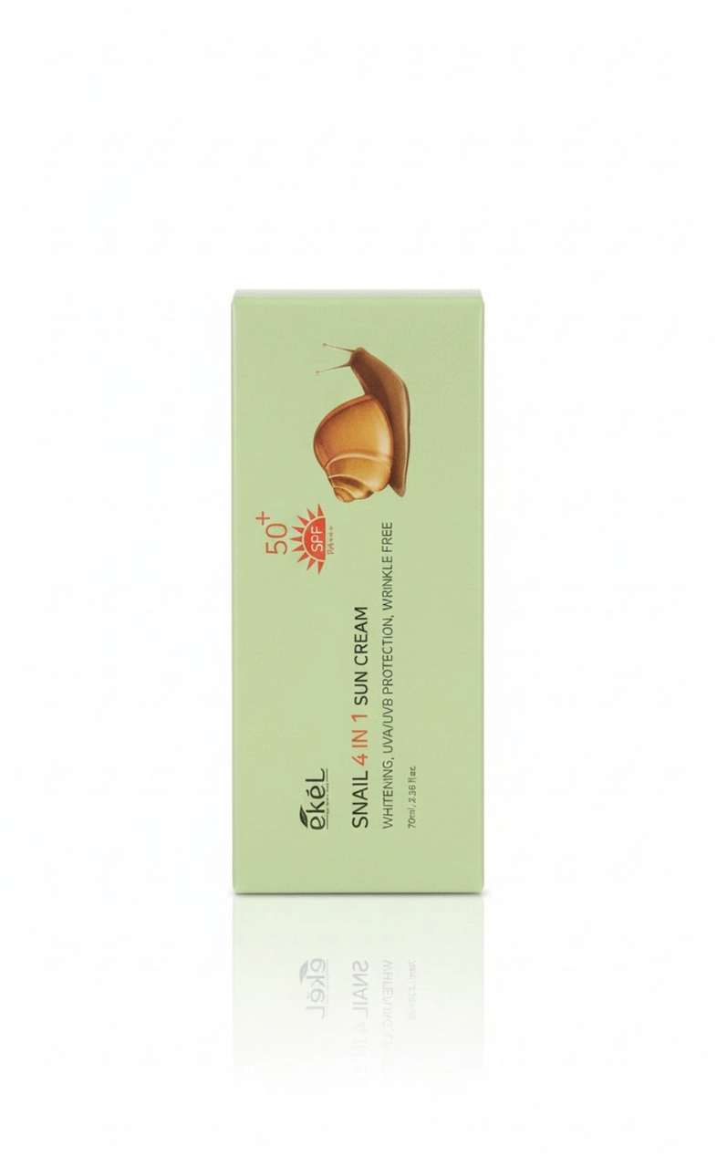 إيكل سنيل 4×1 صن كريم – SPF50+ PA+++Ekel Snail 4 in 1 Sun Cream
