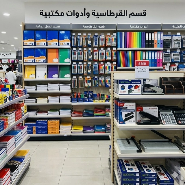 قرطاسية وأدوات مكتبية
