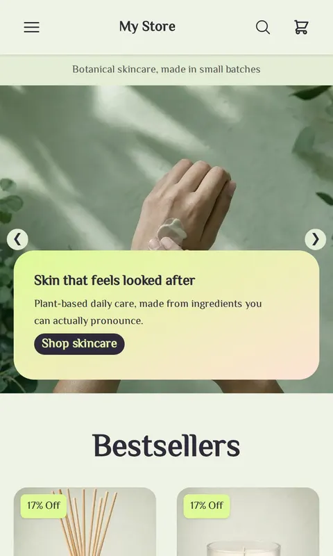 Bloom - Beauty & Care store template