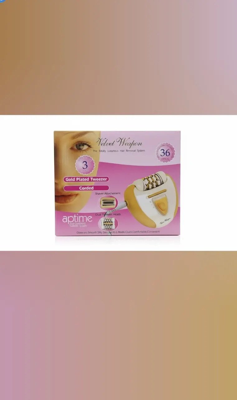 ماكينة إزالة الشعر فيلفيت ويبنVelvet Weapon Hair Removal System