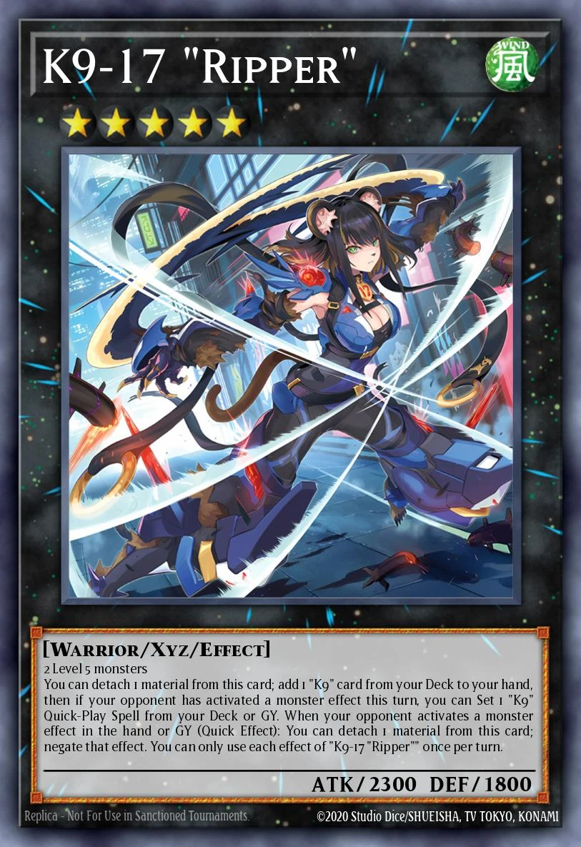 K9-17 "Ripper" - 26LP-EN010 - Secret Rare - 1st Edition