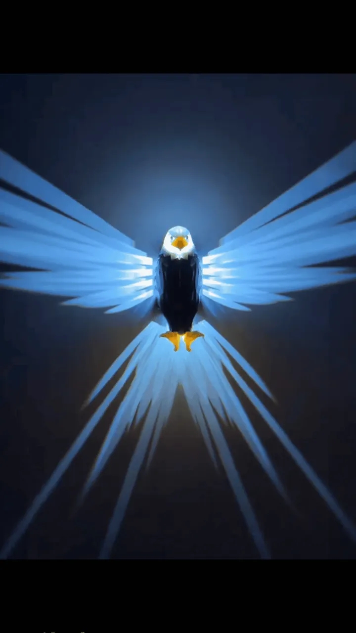 انارة جدارية على شكل صقر