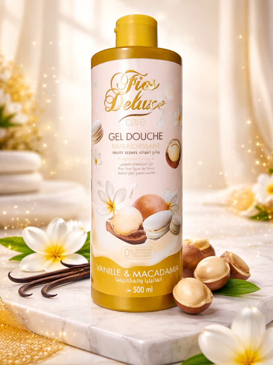 جل دوش الفانيليا والميكاديميا حجم 500مل
