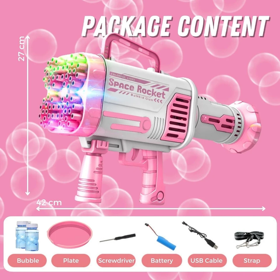 64-hole bubble gun