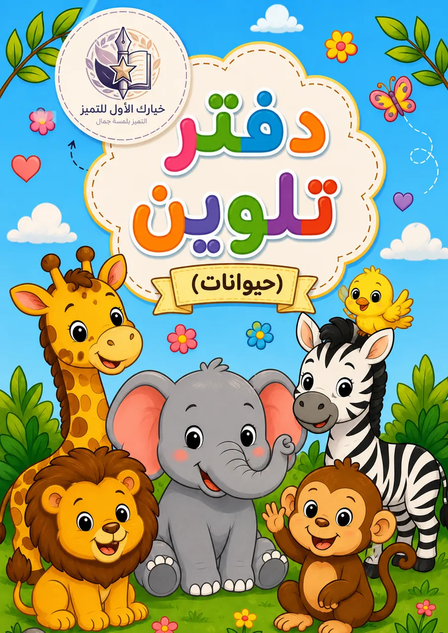 دفتر تلوين (حيوانات)