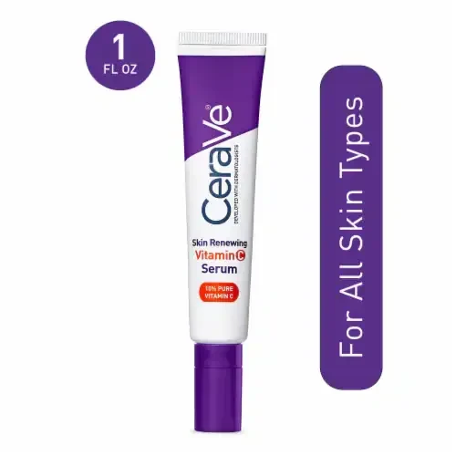 CeraVe Vitamin C Serum With Hyaluronic Acid Skin Brightening Serum For Face With 10 Pure Vitamin C Fragrance Free 30ml
