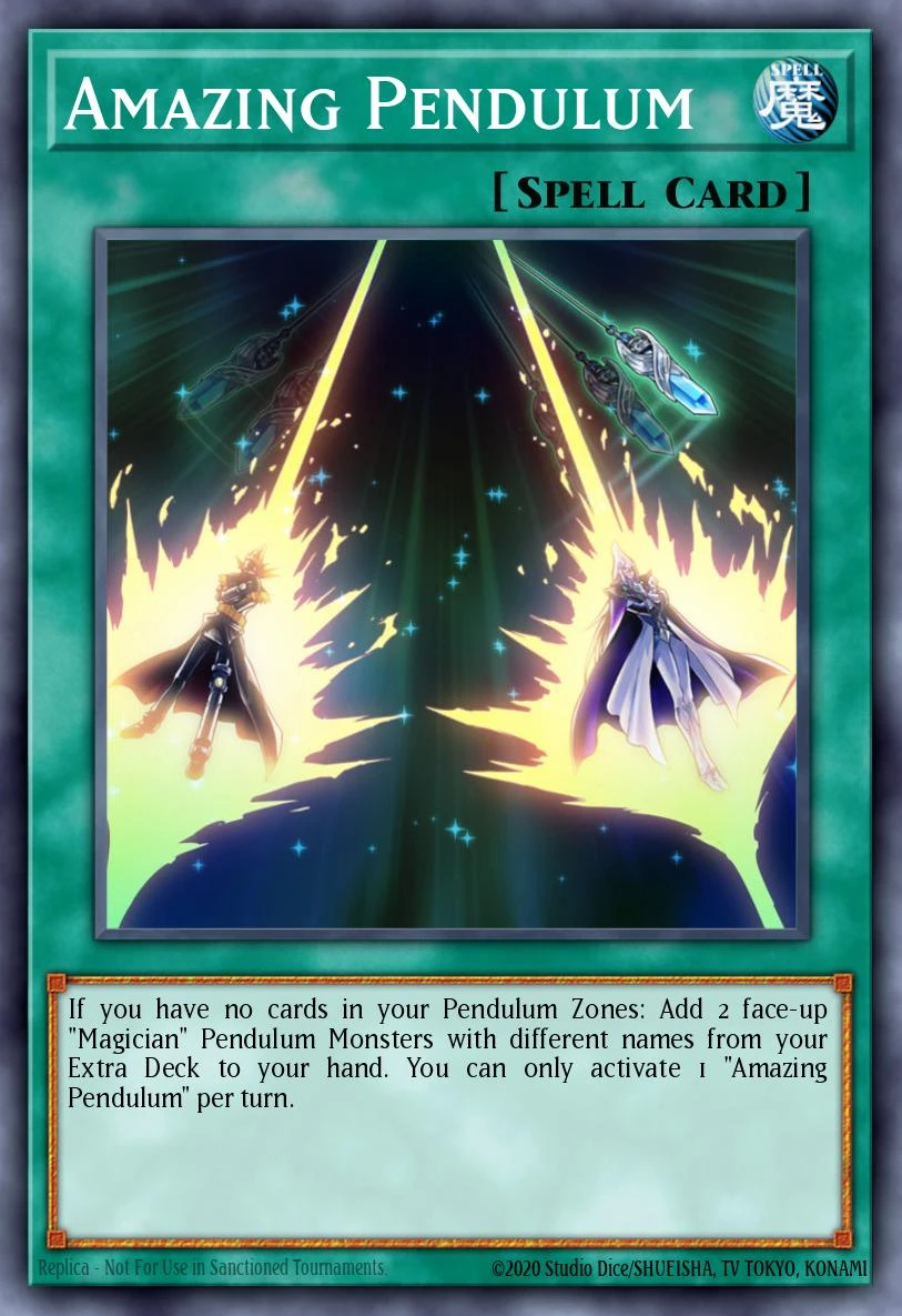 Amazing Pendulum - PEVO-EN034 - Super Rare - 1st Edition