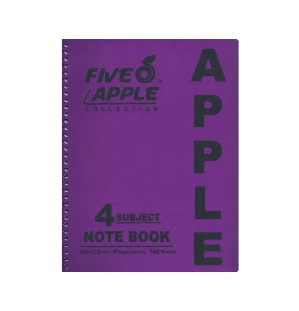  دفتر محاضرات 4 مواضيع  A4