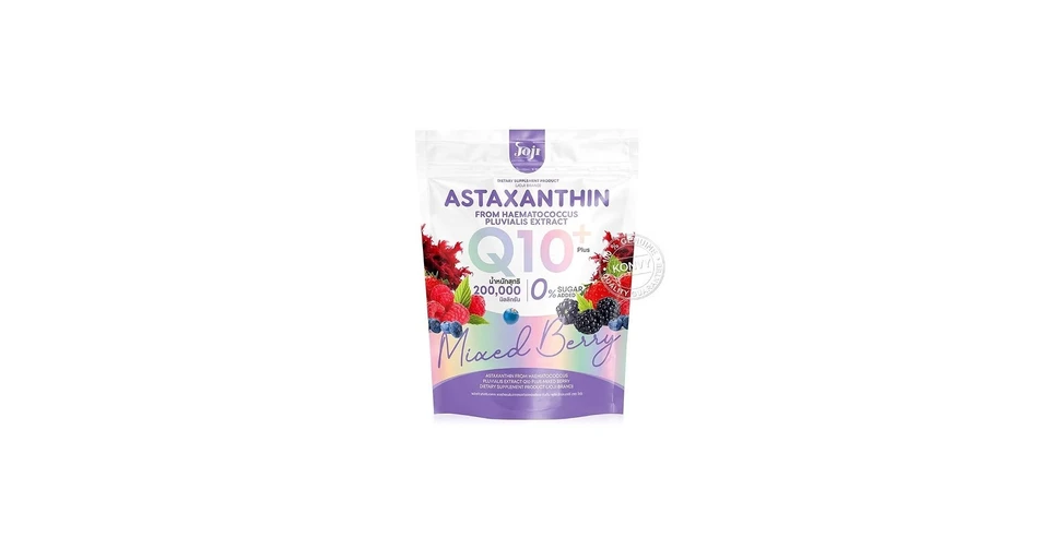 Joji Astaxanthin Q10 Plus Mixed Berry | Dietary Supplement Drink Powder | From Haematococcus Pluvialis Extract | 0% Sugar Added