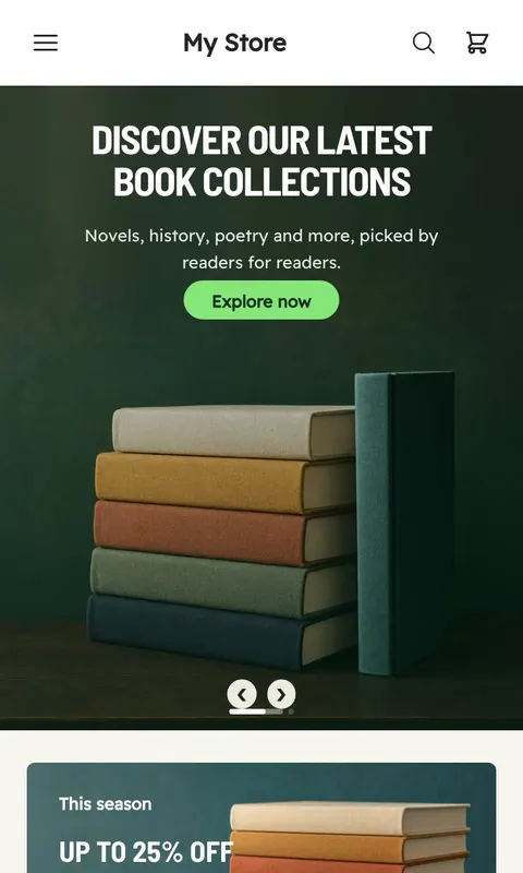 Sutur - Books & Stationery store template
