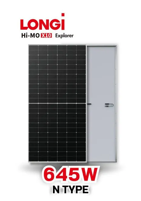 PV solar LO X10 645w